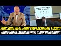 Eric Swalwell PUTS NAIL IN COFFIN of Republican Impeachment Farce!!!