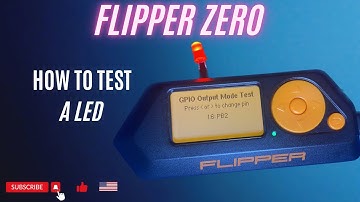 Flipper Zero 101 : How to test LED using GPIO