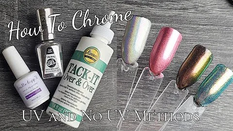 HOW TO: Chrome Over Dip Powder. Testing and Compar...