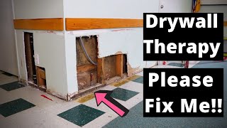Strangely Satisfying Drywall Repair!!!