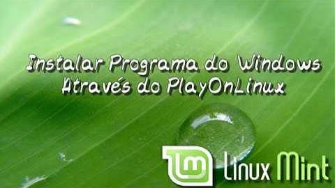 Instalar Programa do Windows através do PlayOnLinux