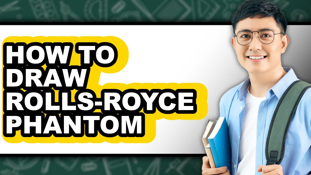 How to Draw Rolls-royce Phantom (only Way)