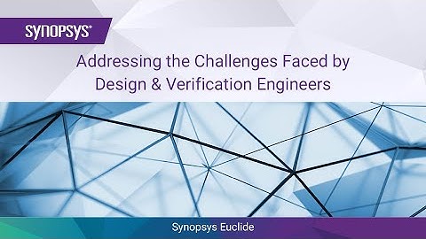 Synopsys Euclide for Design and Verification Engineers | Synopsys