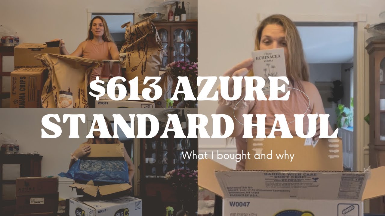 Azure Standard Haul/ Bulk Organic Groceries YouTube
