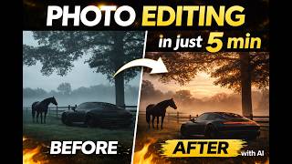 How to Turn DULL Photos into CINEMATIC GOLDEN Edits 🔥 (Before vs After Tutorial) screenshot 5
