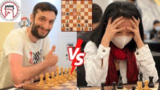 IRENE SUKANDAR TEKUK MANTAN JUARA CATUR CEPAT EROPA! ||ABU DHABI MASTER 2022