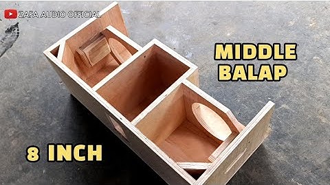 proses membuat box middle balap 8 inch - miniature
