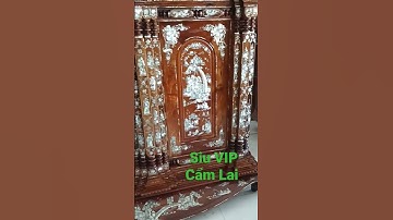 19 trụ Cẩm Lai .0344525055.lang nghề truyền thống tủ thờ gò Công