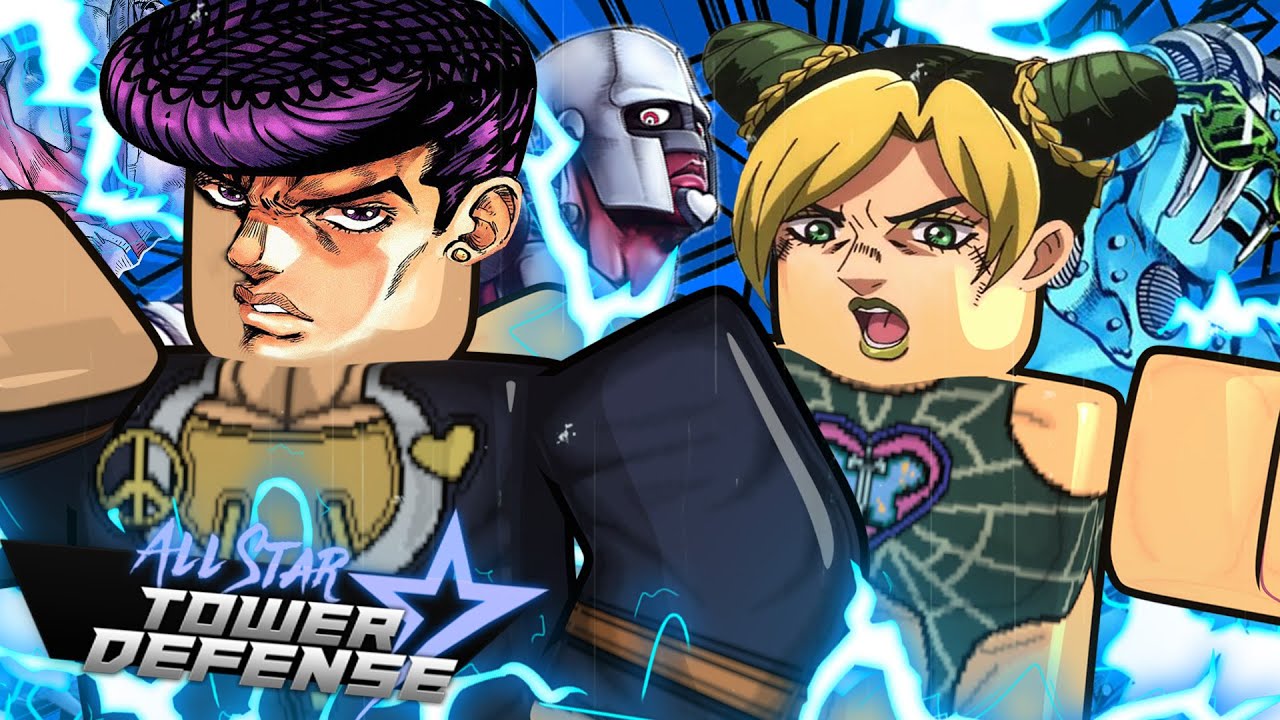 CODES) Using ONLY JoJo Characters In All Star Tower Defence ROBLOX 