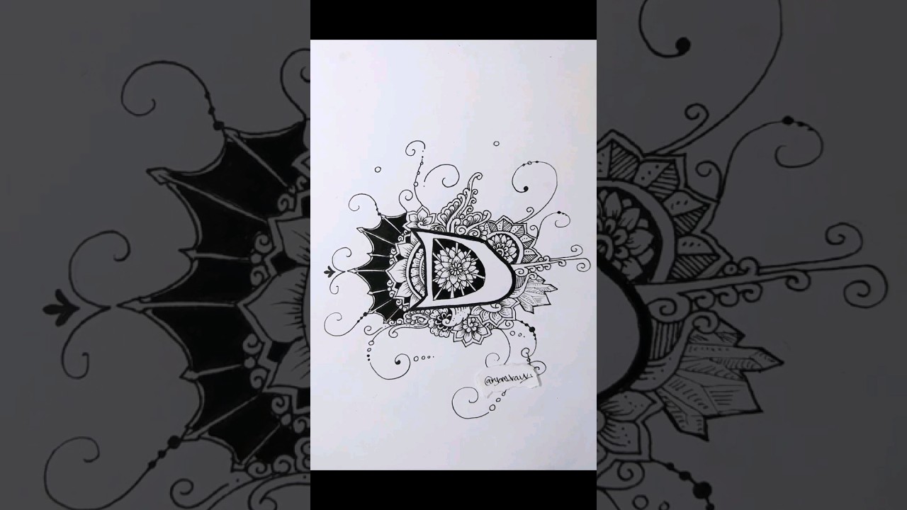 D.black floral thread" 