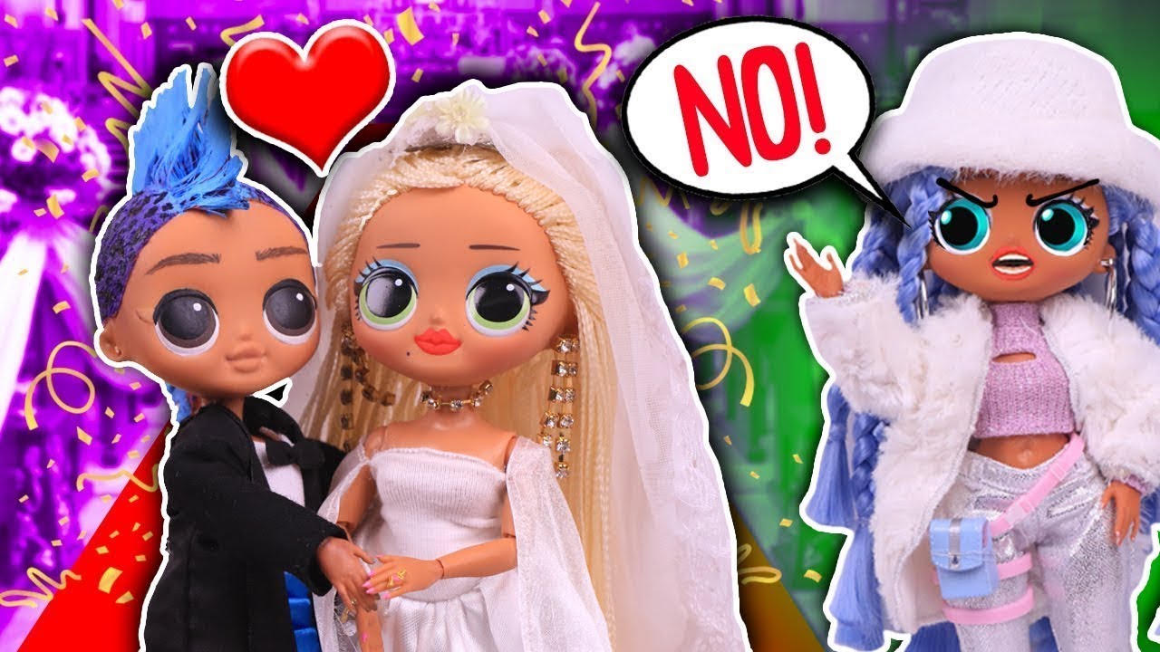 SWAG MARRIES PUNK BOI! 😱 Her FRIENDS RUIN the WEDDING! 💄 LOL OMG DOLLS