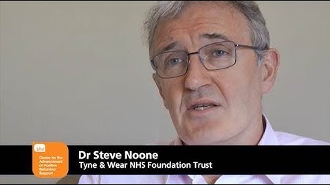 Dr Steve Noone - Challenging behaviour: a unified approach