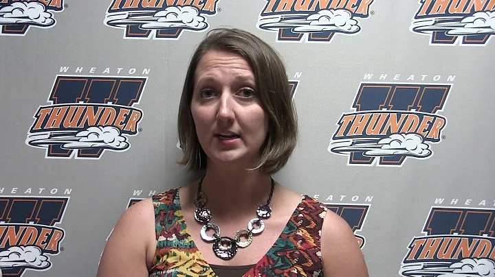 Wheaton head volleyball coach Stephanie Schmidt ta...