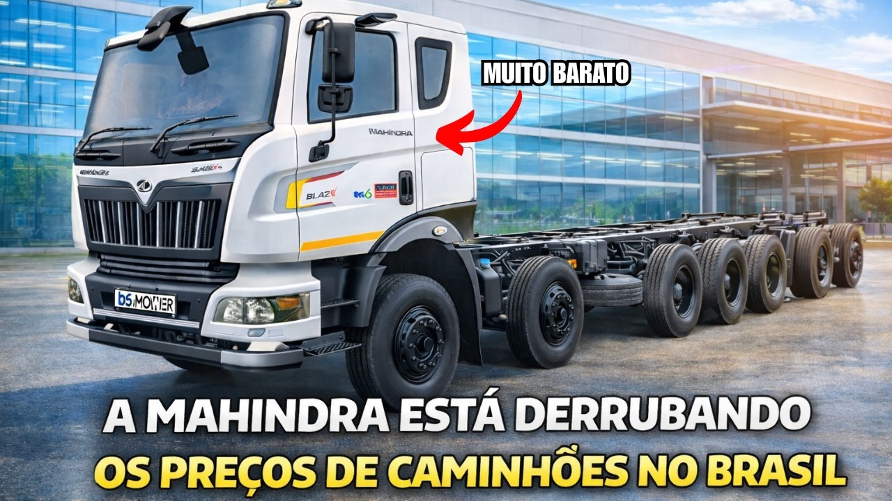 OS NOVOS CAMINHÕES DA Mahindra VÃO DOMINAR O BRASIL? PREÇO BAIXO E RESISTÊNCIA IMPRESSIONAM!