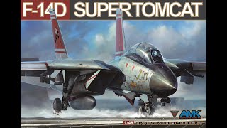 In Box Review : F-14D Super Tamcat : AMK : 1/48 Scale Model