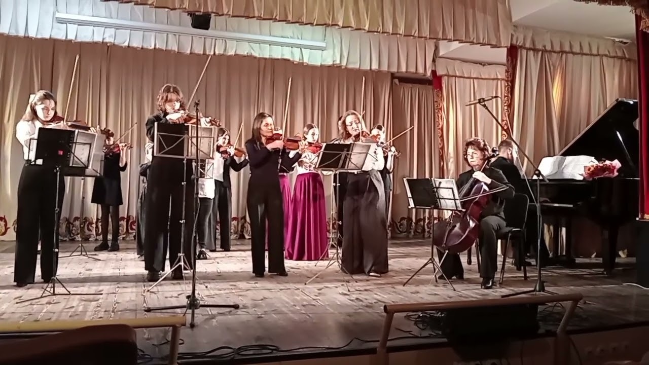 Великолепный струнный ансамбль #музыка#скрипки#виолончель#рояль#