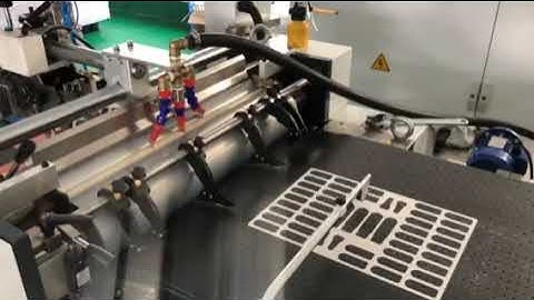 HM 600E Automatic Gluing and Spotter Machine for Lining Box Cover Paper Hongming Machinery