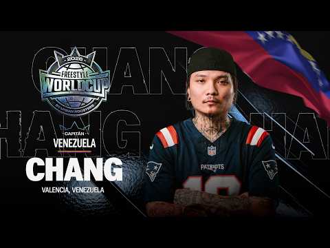 Chang will lead Team Venezuela at the World Cup | Freestyle World Cup