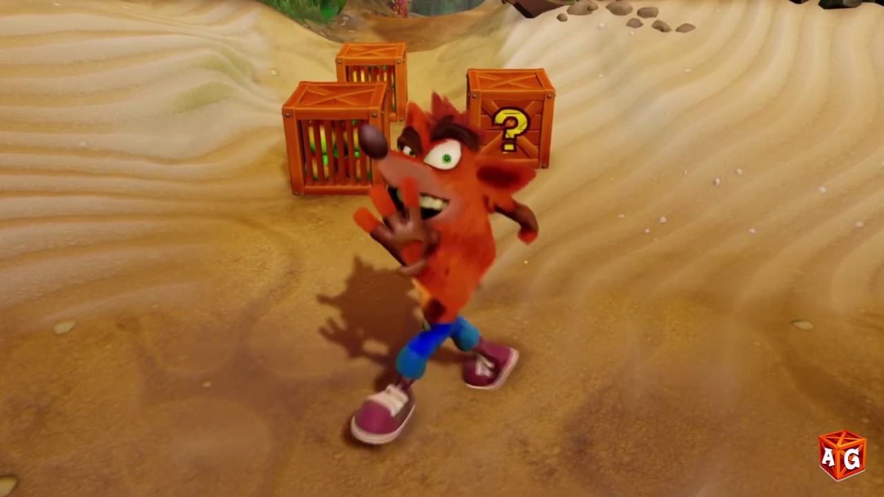 Crash Bandicoot 1 N. Sane Trilogy 100 N. Sanity Beach (In Japanese