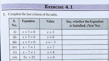 Class 7 Maths Chapter 4 l NCERT EXERCISE-4.1 l Simple Equation l cbse Board l Solution l 7th