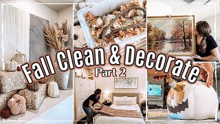 FALL CLEAN \& DECORATE WITH ME 2023 {part 2} :: Fall Cleaning, Fall DIY \& Decorating on a Budget