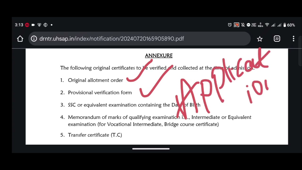 AP PARAMEDICAL 2025 || Seat allotment released | ఇవి తెలుసుకోండి Self reporting లో Dr NTR University