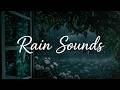 Rain on Window in Dark Bedroom 🌧️ No Ads |Deep Sleep, Relaxing Rain Sounds for Focus &amp; Meditation
