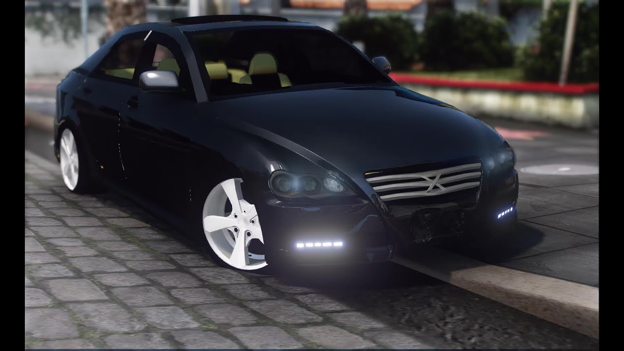 Toyota mark x 300g orignal in gta 5 || 3d Convert - YouTube