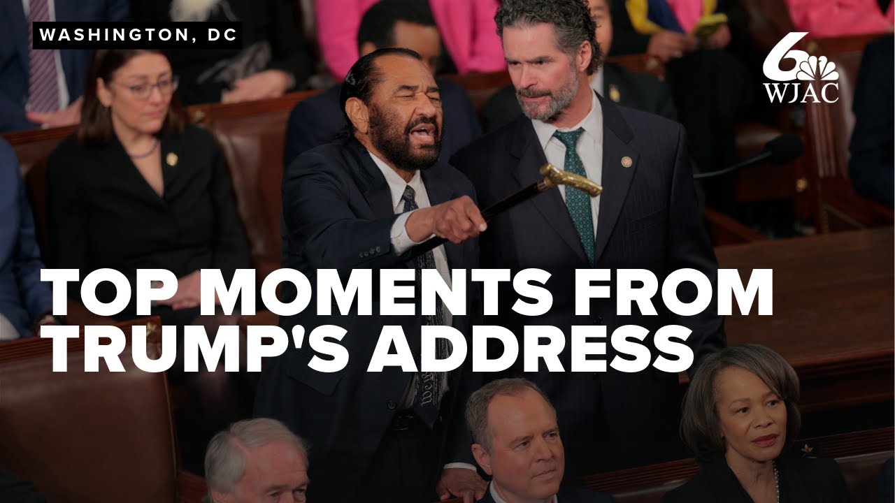 Top moments from Trump's joint Congressional address