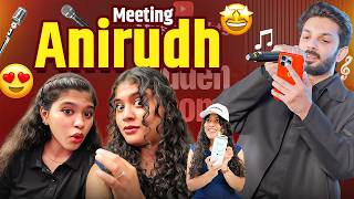 🔥Anirudh Meet Panna Polama?😎❤️‍🔥 || Mini YT Meetup Vlog✨ || Preetha Vibes