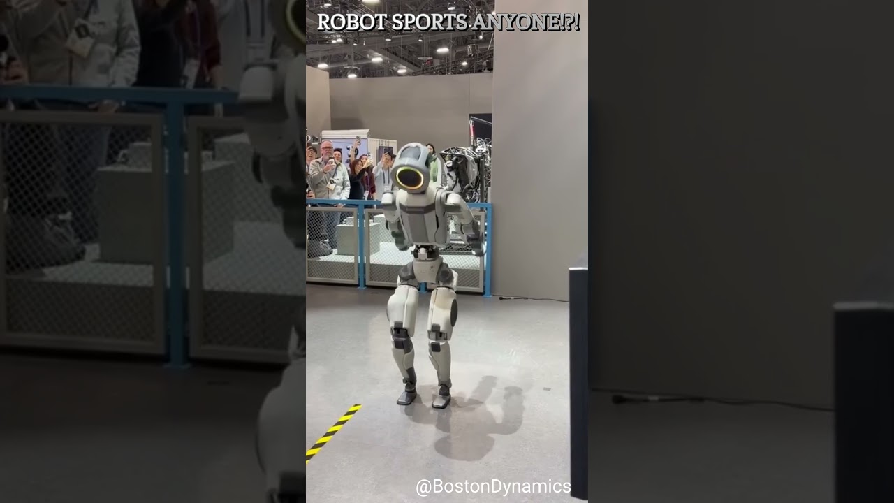Boston Dynamics Atlas Robot GOAT SAVE in Slow-Mo! New Robot Sports League!? 
