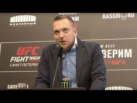 UFC про Александра Емельяненко, ACA, Казахстан, Силу ТВ и борьбу за нравственность
