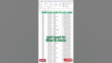 Filter using copilot in excel #excel #exceltips #exceltricks #excelshortcuts #spreadsheet