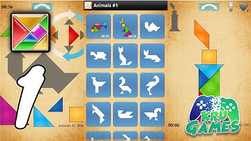 Tangram HD Gameplay #1 All Levels (Android, IOS)