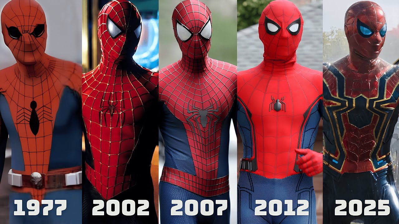 Spider-Man Suit Evolution: From Classic to MCU (2025)