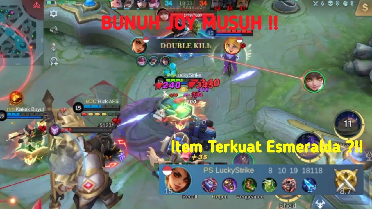 Ketika Musuh Pake Joy dan Aku Menemukan Counter Joy - Esmeralda Gameplay | Mobile Legends Bang Bang