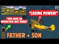 Pilot Error Causes Forced landing | Father &amp; son onboard! #atc