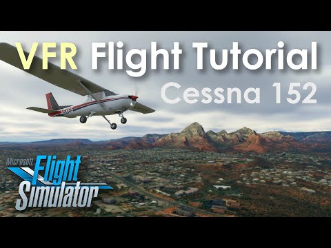 Real Pilot VFR Flight Lesson | Microsoft Flight Simulator | Cessna 152