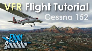 Real Pilot Vfr Flight Lesson Microsoft Flight Simulator Cessna 152