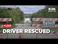 WATCH LIVE: Driver rescued from water east of Manor