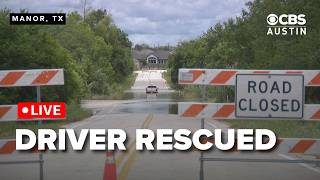 WATCH LIVE: Driver rescued from water east of Manor