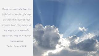Video Verses Psalms 89:15‭-‬16 NLT