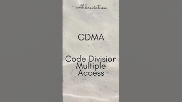 CDMA   Code Division Multiple Access