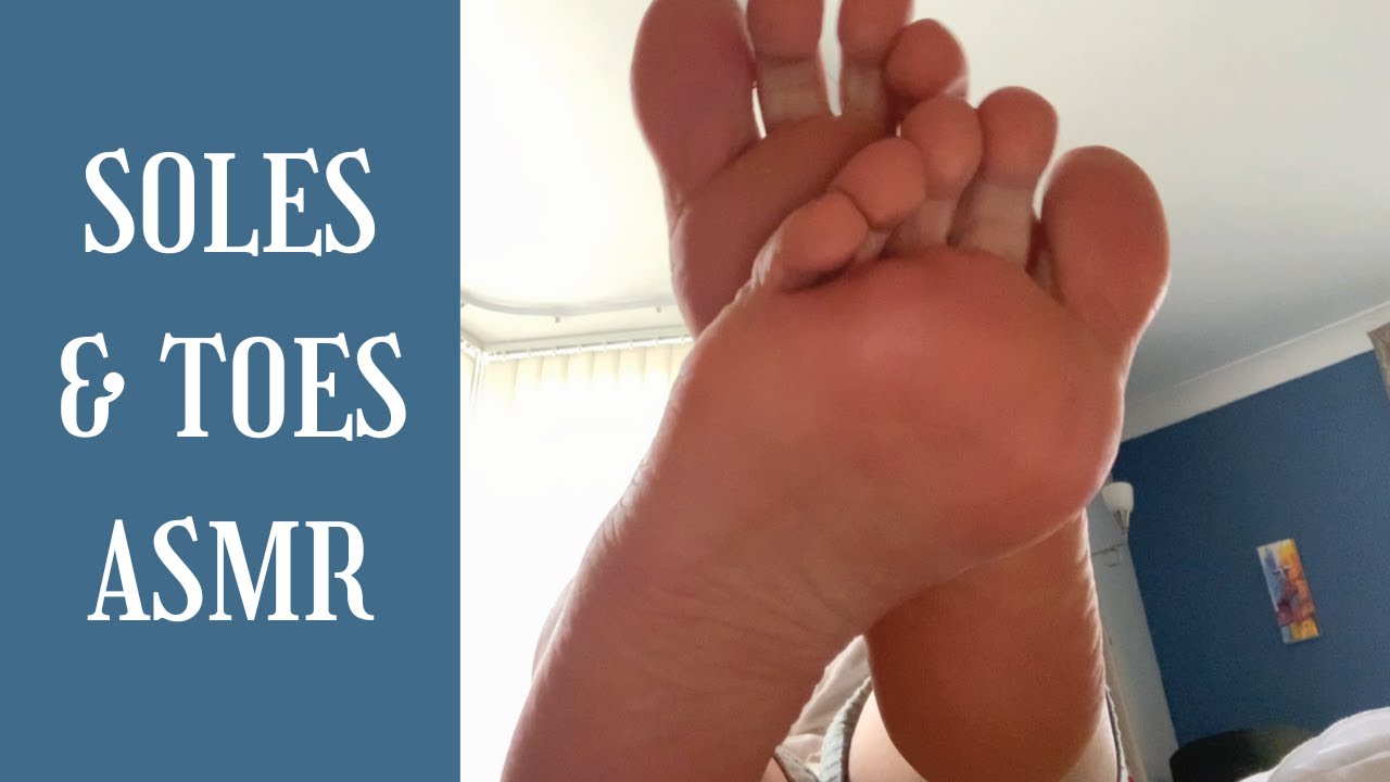 Soles and Toes ASMR | Relaxing Foot Rubbing & Scrunching Sounds 🍒💋🦶🎥