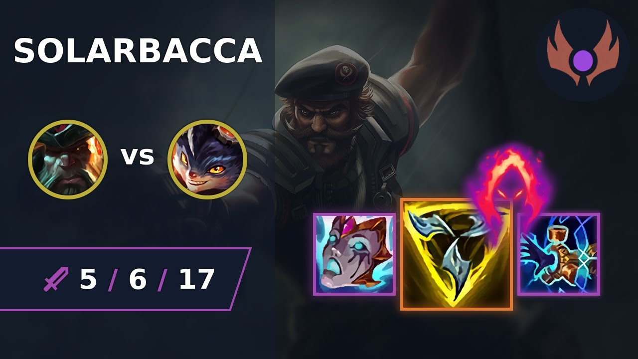 [ solarbacca ] Gangplank TOP vs Rumble | NA MASTER | LOL Season 2024 ...