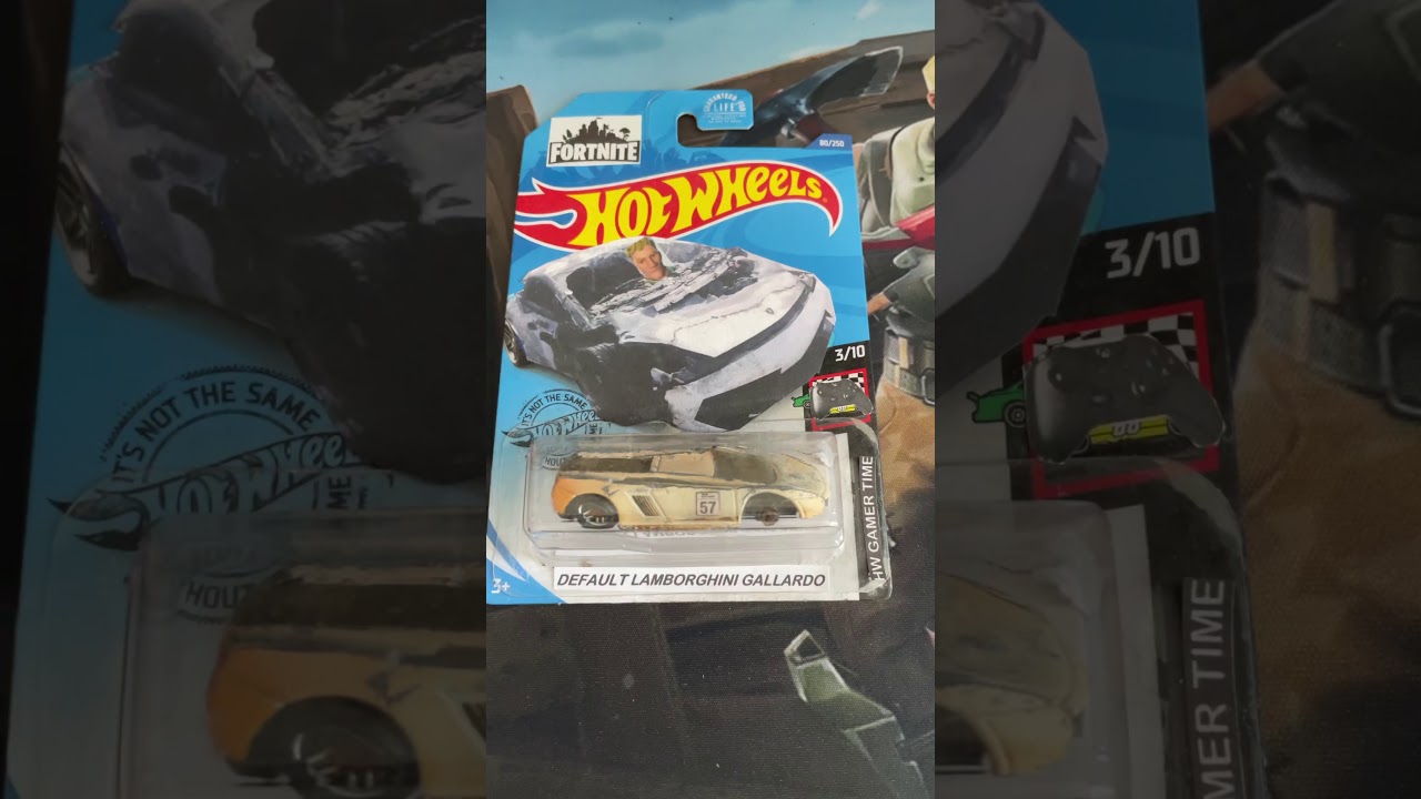 JONESY FORTNITE HOTWHEELS EDITION COLLECTABLE LAMBORGHINI GALLARDO