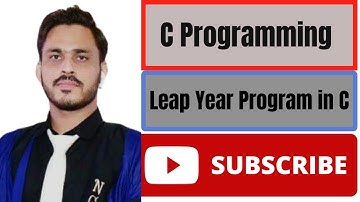 Leap Year Program |Program to Check Leap Year in C (HINDI/URDU)