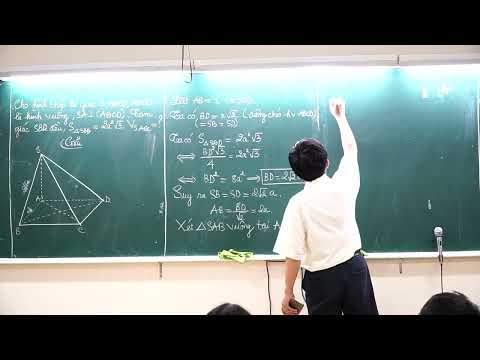 Video #65. Thể tích khối chóp S.ABCD, ABCD là hình vuông,... - youtube