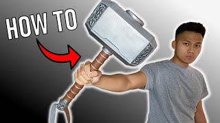 How to make MJOLNIR!  DIY Thor’s Hammer