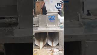 Coconut Shell Recycling Machine | Shredding Coconut &amp; Separating Water from it #shredder